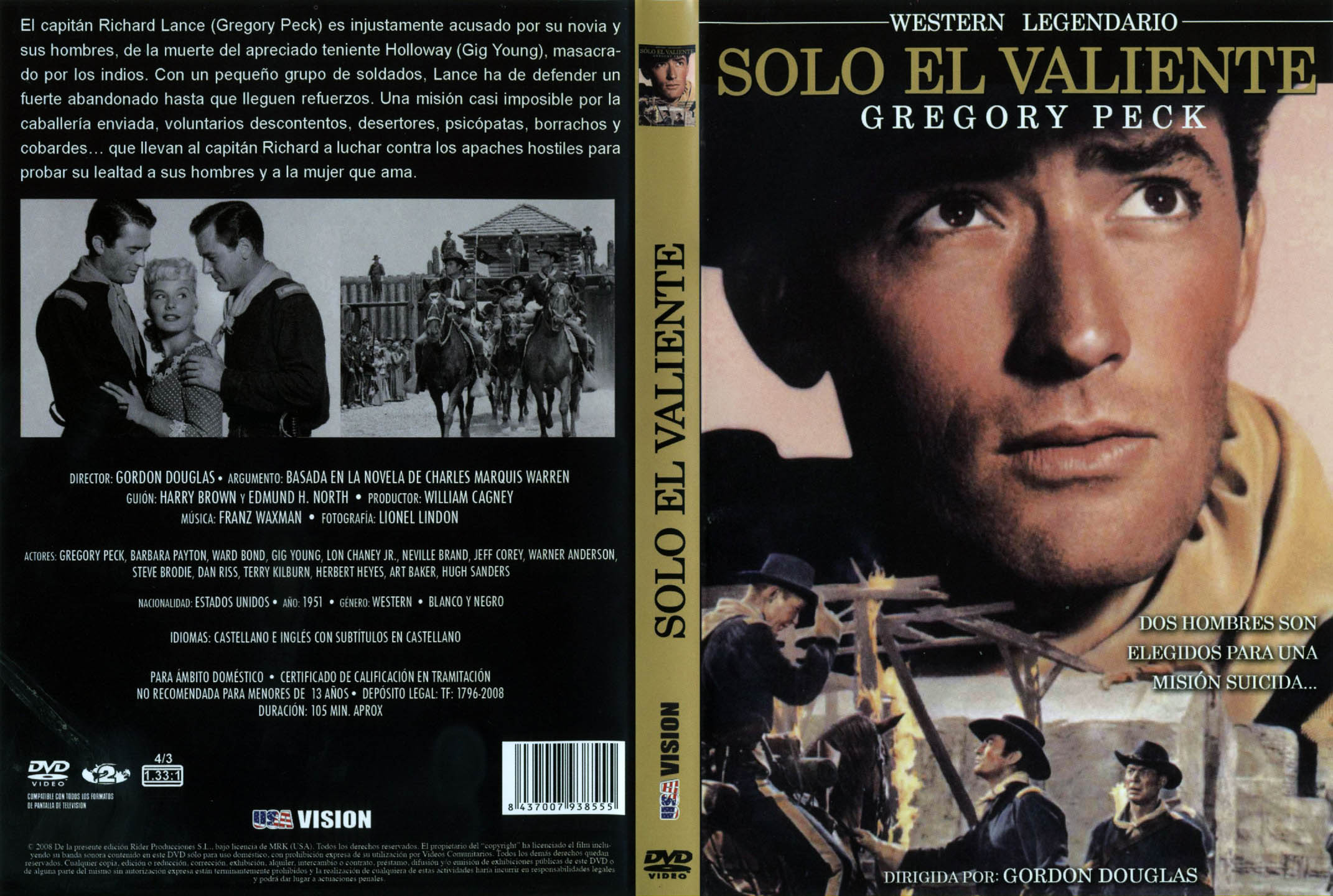 Sólo El Valiente [1951] [Gregory Peck]